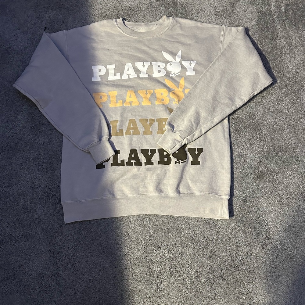 Playboy crew neck sweatshirt amazing condition men's size medium